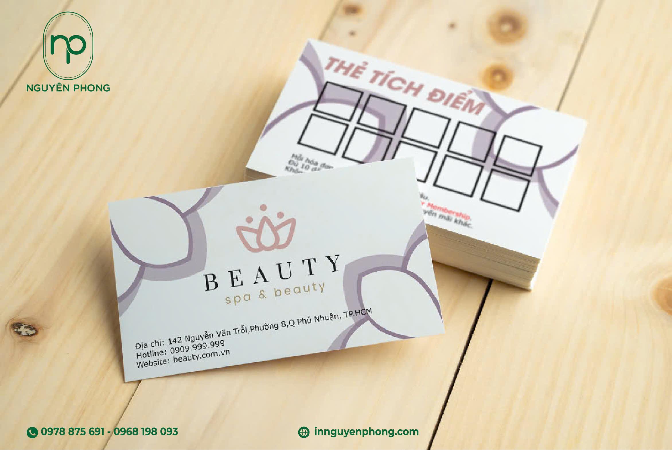 In thẻ tích điểm giá rẻ chất lượng đảm bảo